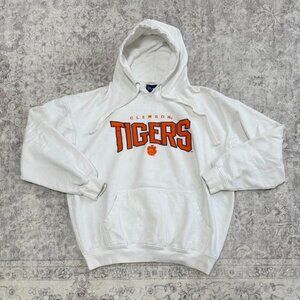 white Clemson Tigers hoodie university sweatshirt ovb